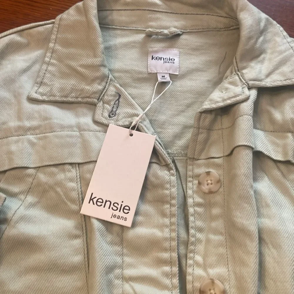 NWT Kensie Jeans Green (fresh mint) jacket size M